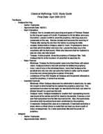 STUDY GUIDE FOR THE BOOKS