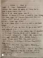 Math 115A, Week4