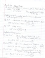 Math 113 Final Study Guide