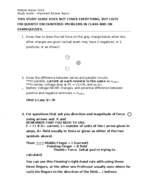 Final Exam Study Guide- General Overview