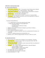 ASTR 1020 Final Exam Study Guide