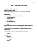 Final Exam Study Guide