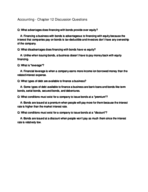 Acct Ch 12 Discussion Questions