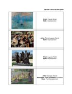 ART 100 Final Exam Study Guide