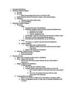Statistics Final Study Guide