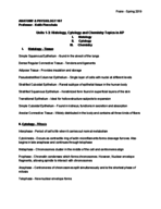 Anatomy and Physiology - Week 4