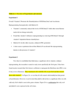 Epigenetic Midterm 1