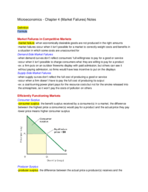 Econ Ch 4 Notes
