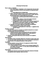 Anthro Final Study Guide 