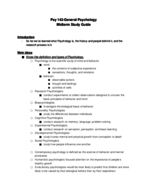 PSY142- General Psychology notes 