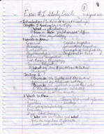 Test 1 Study Guide PSY 121-02 DR. G