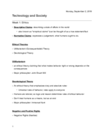 Week 1 Notes