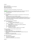 Ch 1 Limits, Alternatives and Choices