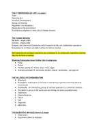 Biology Chapter 1 notes 
