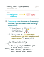 Reading Notes Clique Dynamics