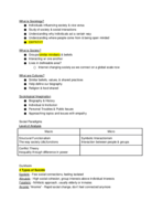 SOC 101 Week 2 Class Notes