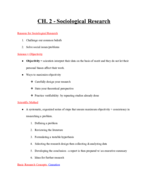 SYG 1000, Week 3 Notes