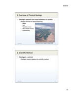GEOL 101, Week 1