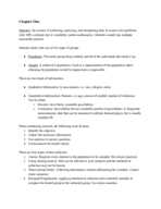 Terminology and Types of Information