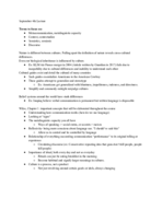 ANT 307 Week 1 Notes