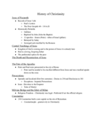 History of Christianity and The Beginnings of a Christian Empire