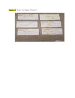 Organic Chemistry Exam 1 Study Guide