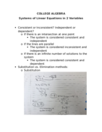 Week 4: Systems of Linear Equations