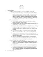 ISB 202 Weeks 2 and 3 Notes