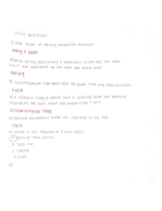 Class questions 