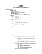 General Biology I Lecture 