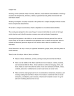 Course Intro: Sociological Imagination