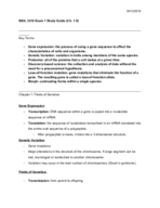 Exam 1 Study Guide 