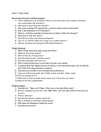 Biochemistry Study Guide