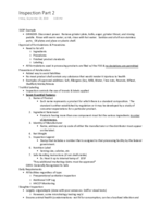 The Meat We Eat Week 5 Class Notes Inspection 