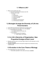 Biology 1313 Week 1 Notes