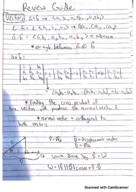 Calculus 3 midterm 1 study guide