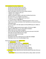 ASTR 101 Study Guide