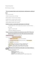 exam 1 study guide