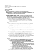 Lecture 2: History of Psychology and Models of the Human Mind