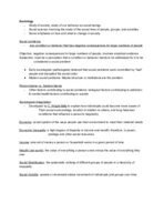 Sociology 110, exam 1