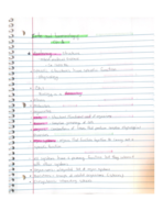 Anatomy and Physiology week 1-4 notes 