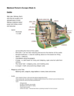Week 4 Medieval Architecture 
