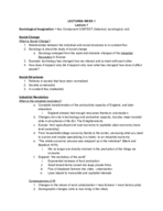 SOC1001 Week 1/2