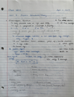 Chem1A03 - Test 1 Study Notes