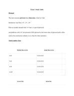 Exam 1 Study Guide
