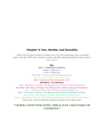 Chapter 5: Sex, Gender, and Sexuality - Part 1