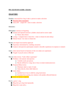 PSY 322 Study Guide Exam 1