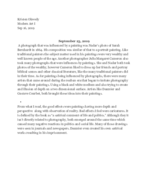 Modern Art Notes Week 2 