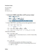 Survey of Finance Study Guide: Exam 1