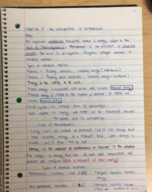 Week 5 Biology notes chapter 8 metabolism